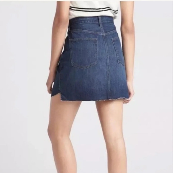 NWT GAP Denim Mini Skirt 27 - Picture 2 of 8